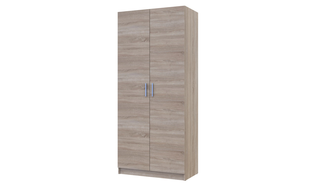 Kleiderschrank Doros Promo mit Drehtüren Sonoma Eiche 2 Türen 90x48x204 (40908024)