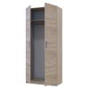 Kleiderschrank Doros Promo mit Drehtüren Sonoma Eiche 2 Türen 90x48x204 (40908024)