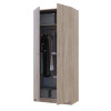 Kleiderschrank Doros Promo mit Drehtüren Sonoma Eiche 2 Türen 90x48x204 (40908024)