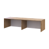 Kleiderschrank Doros Rondi mit Drehtüren mit Oberschrank und Spiegel Artisan Eiche / Kaschmir 4 Türen 160x52x236 (80737831)