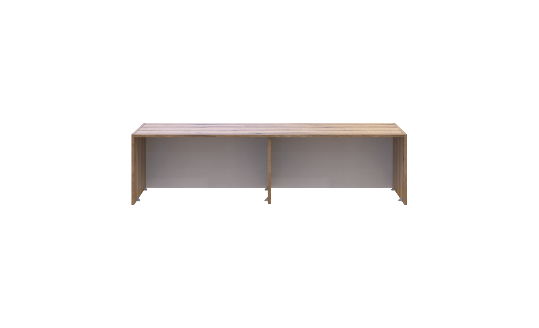 Kleiderschrank Doros Rondi mit Drehtüren mit Oberschrank Artisan Eiche / Graphitgrau 4 Türen 160x52x236 (80737828)
