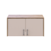Kleiderschrank Doros Rondi mit Drehtüren mit Oberschrank Artisan Eiche / Kaschmir 2 Türen 82x52x236 (80737809)