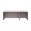 Kleiderschrank Doros Rondi mit Drehtüren mit Oberschrank Artisan Eiche / Graphitgrau 3 Türen 121x52x236 (80737818)