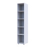 Kleiderschrank Doros Gelar Weiß mit Spiegel 39x49,5x203,4 (44900242)