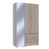 Drehtürenschrank Doros Gelar Sonoma Eiche 2 Türen mit Spiegel 116,5x49,5x203,4 (42002156)