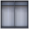 Kleiderschrank-Set Doros Promo Anthrazit 2+2 Türen 180x48x204 (42005333)