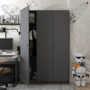 Kleiderschrank Doros Promo Anthrazit 3 Türen 135x48x204 (44900524)