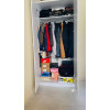 Kleiderschrank Doros Promo mit Drehtüren Weiß 2 Türen 90x48x204 (80737070)