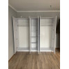 Kleiderschrank Doros Promo mit Drehtüren Weiß 2+3 Türen 225x48x204 (42005004)