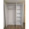 Kleiderschrank Doros Promo mit Drehtüren Weiß 3 Türen 135x48x204 (80737071)
