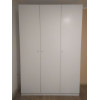 Kleiderschrank Doros Promo mit Drehtüren Weiß 3 Türen 135x48x204 (80737071)
