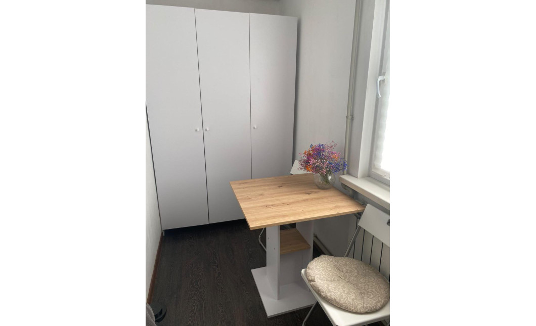 Kleiderschrank Doros Promo mit Drehtüren Weiß 3 Türen 135x48x204 (80737071)