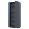 Kleiderschrank Doros Promo Anthrazit 2 Türen Böden 90x48x204 (42005332)