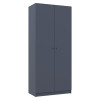 Kleiderschrank Doros Promo Anthrazit 2 Türen Böden 90x48x204 (42005332)