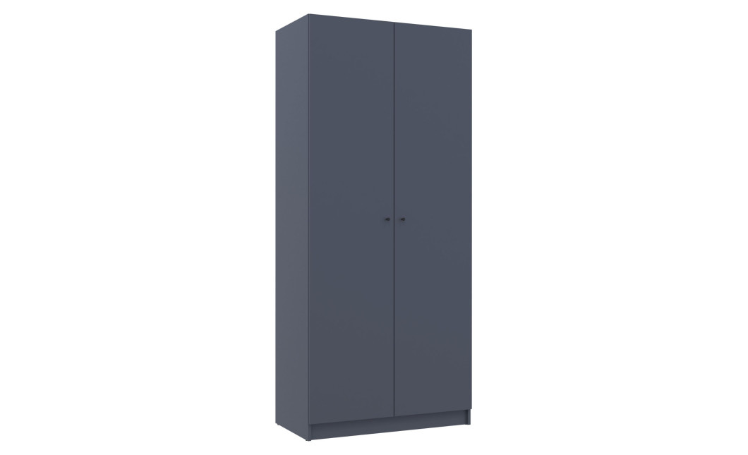 Kleiderschrank Doros Promo Anthrazit 2 Türen Böden 90x48x204 (42005332)