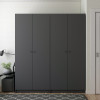 Kleiderschrank-Set Doros Promo Anthrazit 2+2 Türen Böden 180x48x204 (42005334)