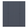 Kleiderschrank-Set Doros Promo Anthrazit 2+2 Türen Böden 180x48x204 (42005334)