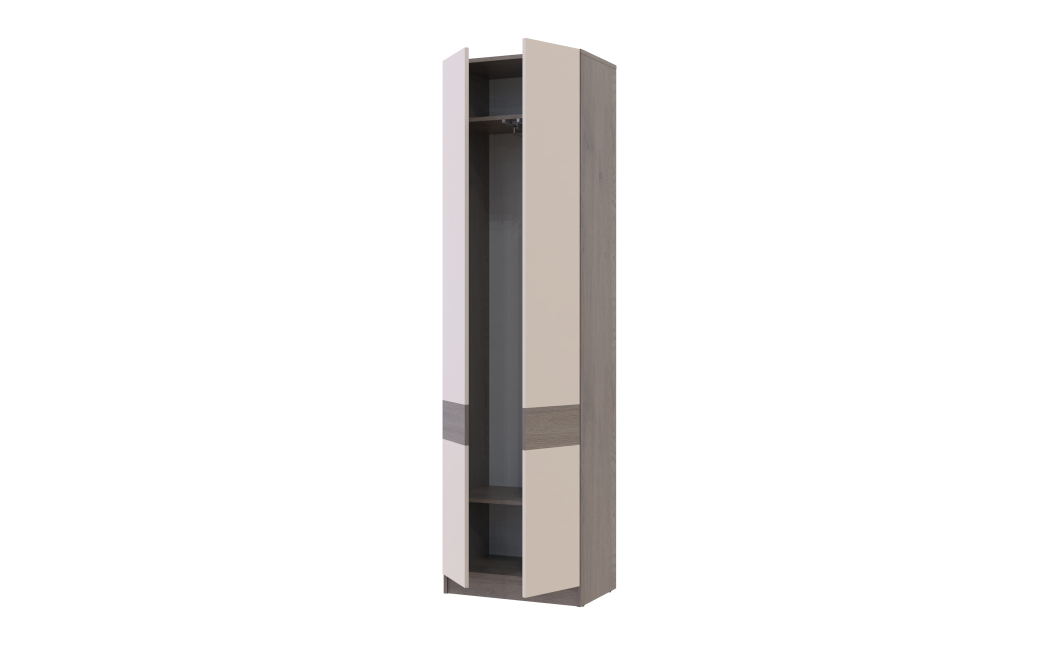 Kleiderschrank Doros Sola Cannolo / Kaschmir 60x40x215 (44900370)