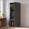 Kleiderschrank Doros Thorn Anthrazit 2 Türen Böden 90x51,6x200 (44900444)