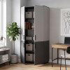 Kleiderschrank Doros Thorn Anthrazit/Grau 2 Türen Böden 90x51,6x200 (44900472)