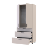 Kleiderschrank Doros Thorn Kaschmir 2 Türen 3 Schubladen Kleiderstange 90x51,6x200 (44900449)