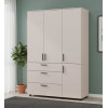 Kleiderschrank Doros Thorn Kaschmir 3 Türen 3 Schubladen Kleiderstange 135x51,6x200 (44900497)