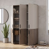 Kleiderschrank Doros Thorn Cremona Cannolo/Kaschmir 3 Türen Böden 135x51,6x200 (44900500)