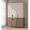 Kleiderschrank Doros Thorn Cremona Cannolo/Kaschmir 3 Türen Böden 135x51,6x200 (44900500)