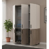 Kleiderschrank Doros Thorn Cremona Cannolo/Kaschmir 3 Türen Kleiderstange 135x51,6x200 (44900499)