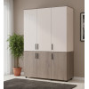 Kleiderschrank Doros Thorn Cremona Cannolo/Kaschmir 3 Türen Kleiderstange 135x51,6x200 (44900499)