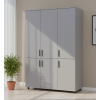 Kleiderschrank Doros Thorn Grau 3 Türen Böden 135x51,6x200 (44900488)