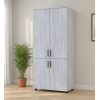 Kleiderschrank Doros Thorn Natti Kiefer 2 Türen Böden 90x51,6x200 (44900432)