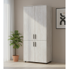 Kleiderschrank Doros Thorn Natti Kiefer 2 Türen Kleiderstange 90x51,6x200 (44900431)