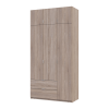 Kleiderschrank Doros Lukas mit Drehtüren Sonoma Eiche 3 Türen 120x50x240 (80737799)