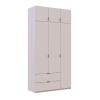 Kleiderschrank Doros Lukas mit Drehtüren Kaschmir 3 Türen 120x50x240 (80737798)