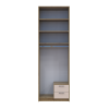 Kleiderschrank Doros Rondi mit Drehtüren mit Oberschrank Artisan Eiche / Kaschmir 2 Türen 82x52x260 (42005192)