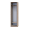 Kleiderschrank Doros Sola mit Drehtüren Sonoma Eiche / Weiß 60x40x215 (44900344)