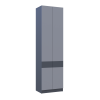 Kleiderschrank Doros Sola mit Drehtüren Graphitgrau 60x40x215 (44900341)