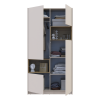 Kleiderschrank Doros Dale Kaschmir/Artisan Eiche 2 Türen 115,2x52x220 (80737725)
