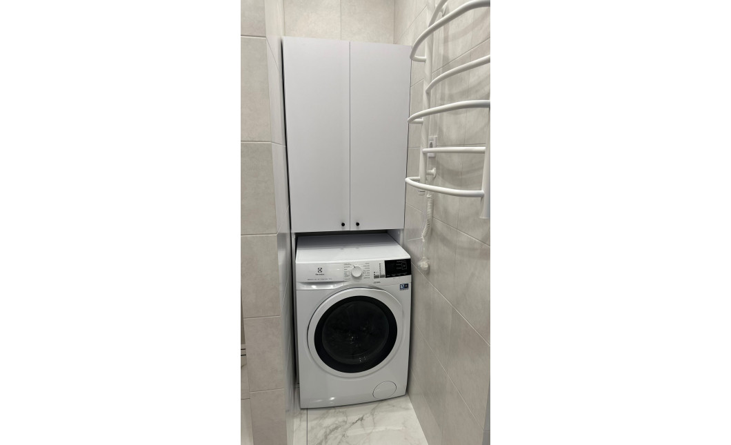 Waschmaschinenschrank Doros Lola Weiß 64x31,6x190 (41516022)
