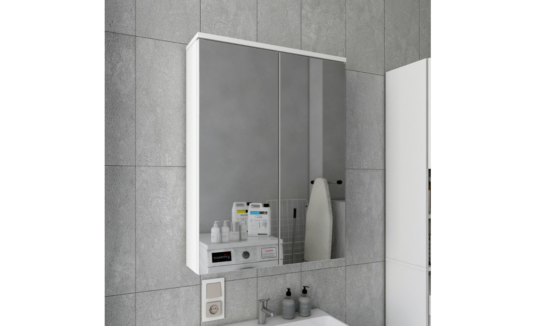 Badezimmerschrank Doros Mira Weiß 57,8x15,4x76,4 (41510108)