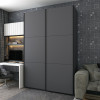 Kleiderschrank Doros G-Caiser Schiebetüren Anthrazit Anthrazit 2 Türen 160x60x240 (42005412)