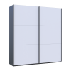 Kleiderschrank Doros G-Caiser Schiebetüren Anthrazit Weiß 2 Türen 220x60x240 (42005416)