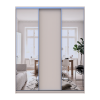 Kleiderschrank Doros City Light Schiebetüren Kaschmir mit Spiegel 3 Türen 180x60x225 (80736368)