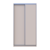 Kleiderschrank Doros City Light Schiebetüren Kaschmir 2 Türen 120x60x225 (80736329)