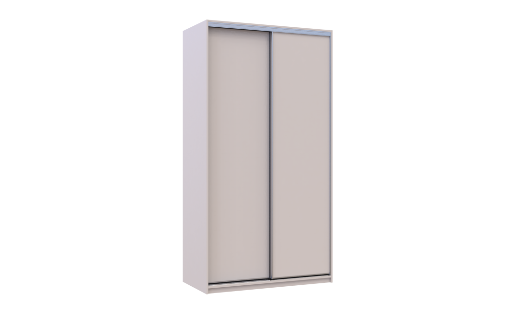 Kleiderschrank Doros City Light Schiebetüren Kaschmir 2 Türen 120x60x225 (80736329)