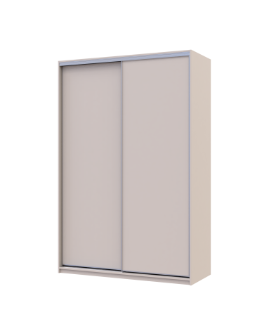 Kleiderschrank Doros City Light Schiebetüren Kaschmir 2 Türen 150x60x225 (80736347)