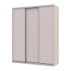 Kleiderschrank Doros City Light Schiebetüren Kaschmir 3 Türen 180x60x225 (80736365)