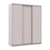 Kleiderschrank Doros City Light Schiebetüren Kaschmir 3 Türen 180x60x225 (80736365)