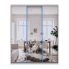 Kleiderschrank Doros City Light Schiebetüren Kaschmir mit Spiegel 3 Türen 180x60x225 (80736374)